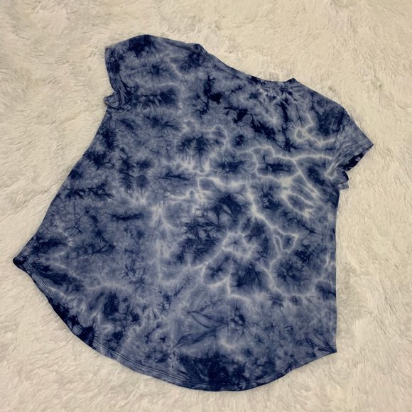 AEO Blue Tie-Dye Favorite T-Shirt Small - Picture 6 of 16